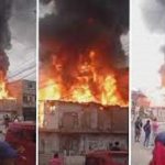 VES: reportan incendio de grandes proporciones en una casa de Villa El Salvador